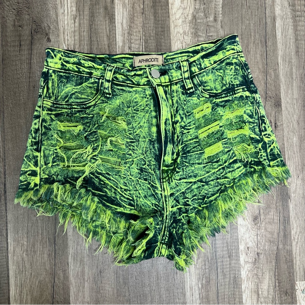 Aphrodite High Waisted Jean Shorts